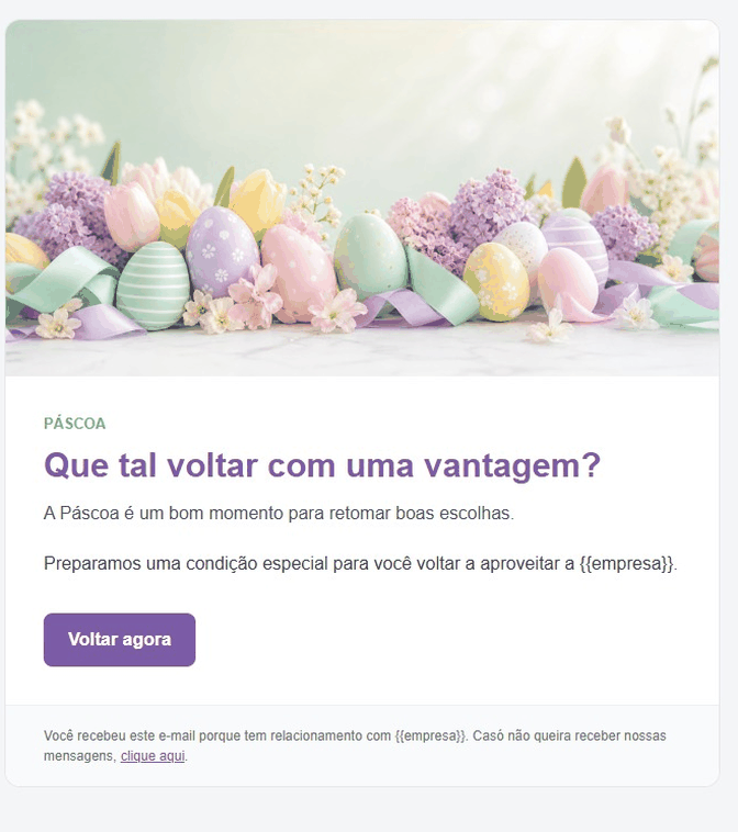 Seasonal campaigns